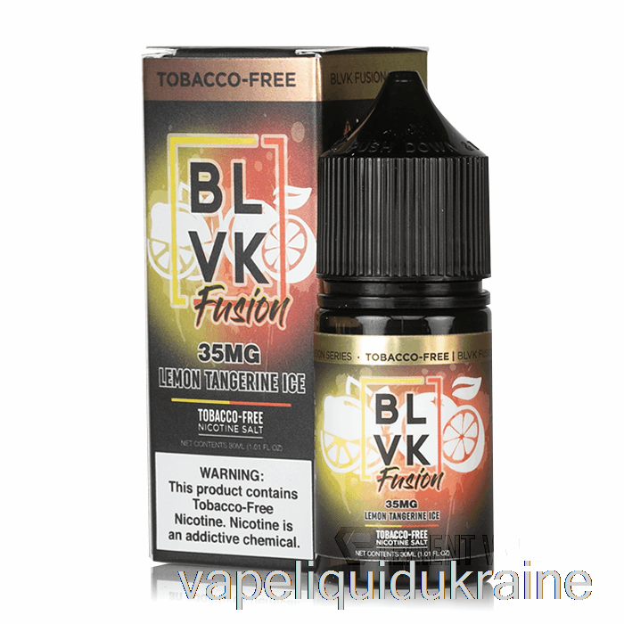 Vape Ukraine Lemon Tangerine Ice - BLVK Fusion Salts - 30mL 35mg